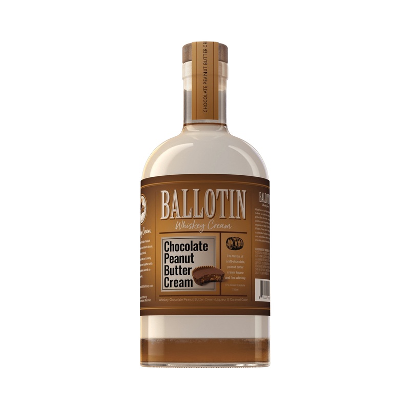 Ballotin Chocolate Peanut Butter Whiskey Cream 750 ML