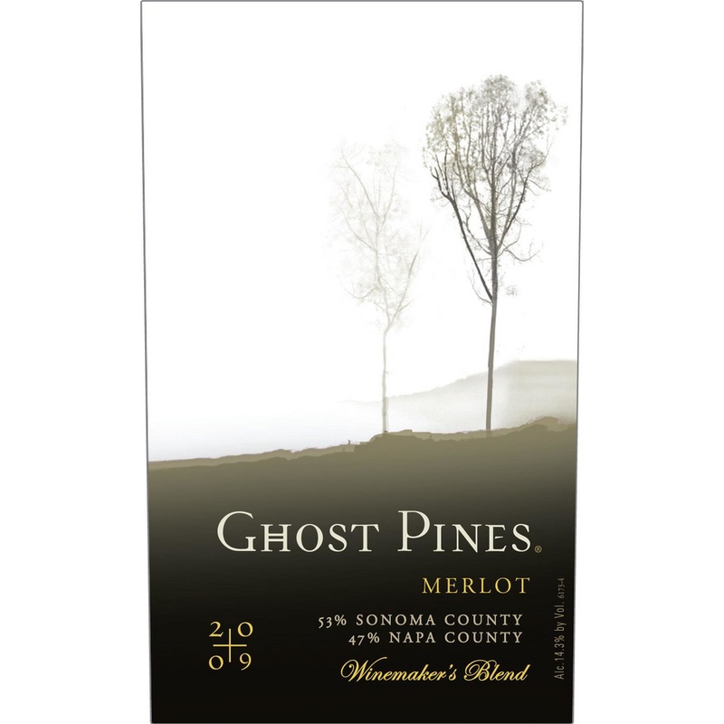 Ghost Pines Sonoma/Napa Counties Merlot 750ml