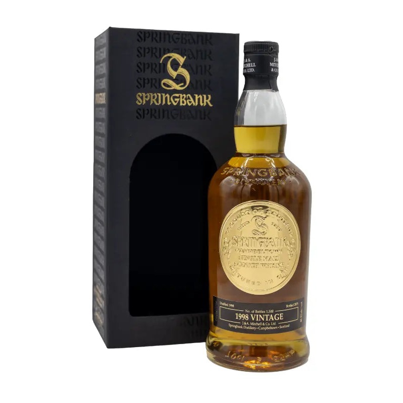 Springbank 1998 Vintage Limited Edition Single Malt Scotch Whisky 700mL