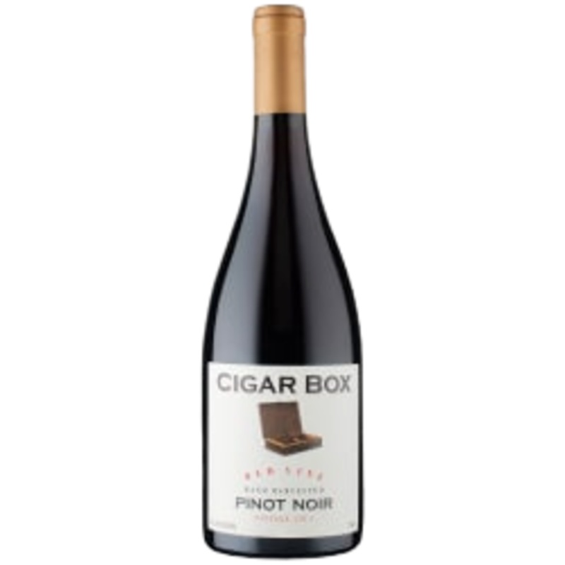 Cigar Box Wine Pinot Noir Old Vine Hand Harvested Valle Central 750 ml