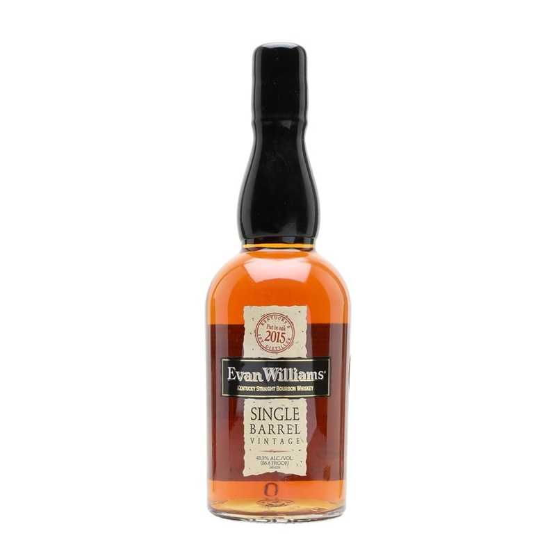 Evan Williams Single Barrel 2015 43.3% abv 70cl