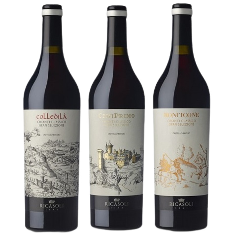 CENIPRIMO 2018 (100pts), RONCICONE 2018 (97pts), COLLEDIL 2018 (98 pts) – 3 Bottle Mixed Case 3 Bottle Case 3x75cl