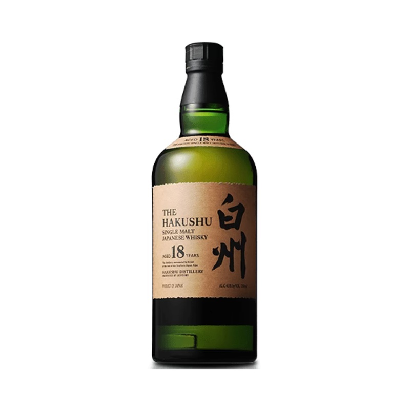 Hakushu 18 Year Single Malt Japanese Whisky 750 ML