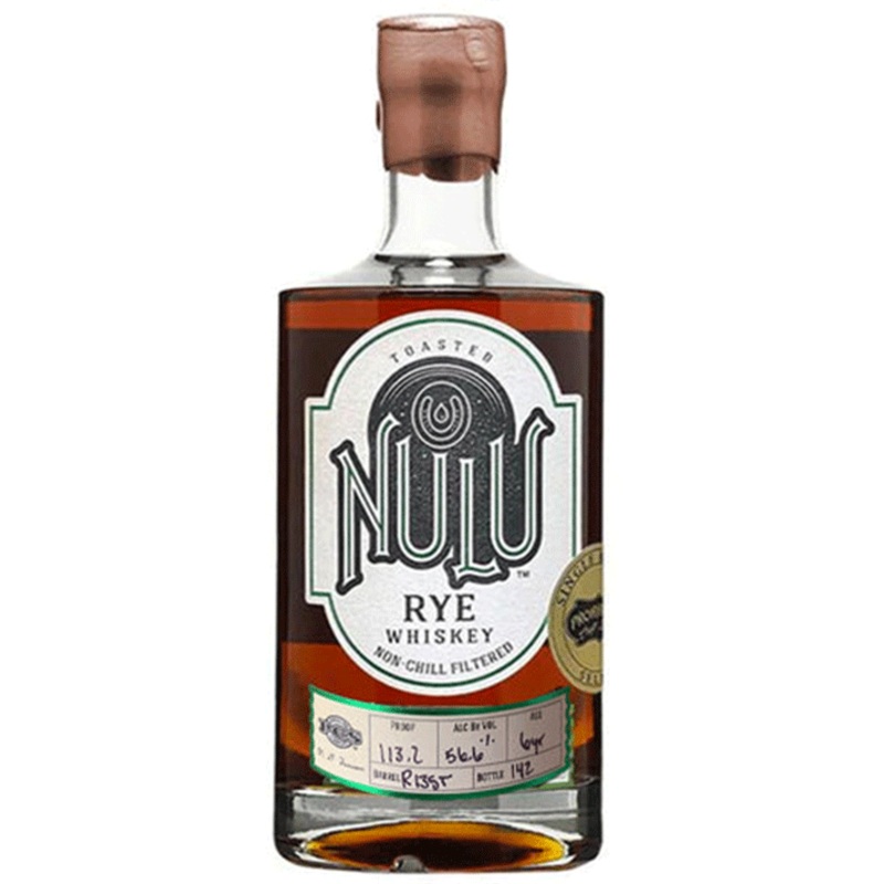 Nulu Toasted Barrel ‘Prohibition Craft Spirits’ 6 Year Old Single Barrel Select Rye Whiskey