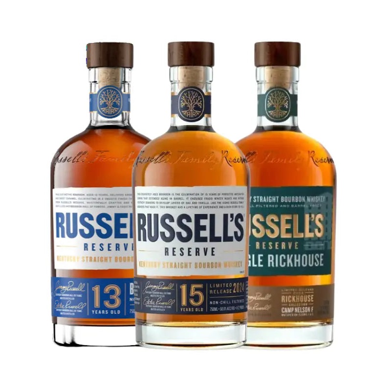 Russel’s Reserve 13, 15 Year Old & Richouse Bundle