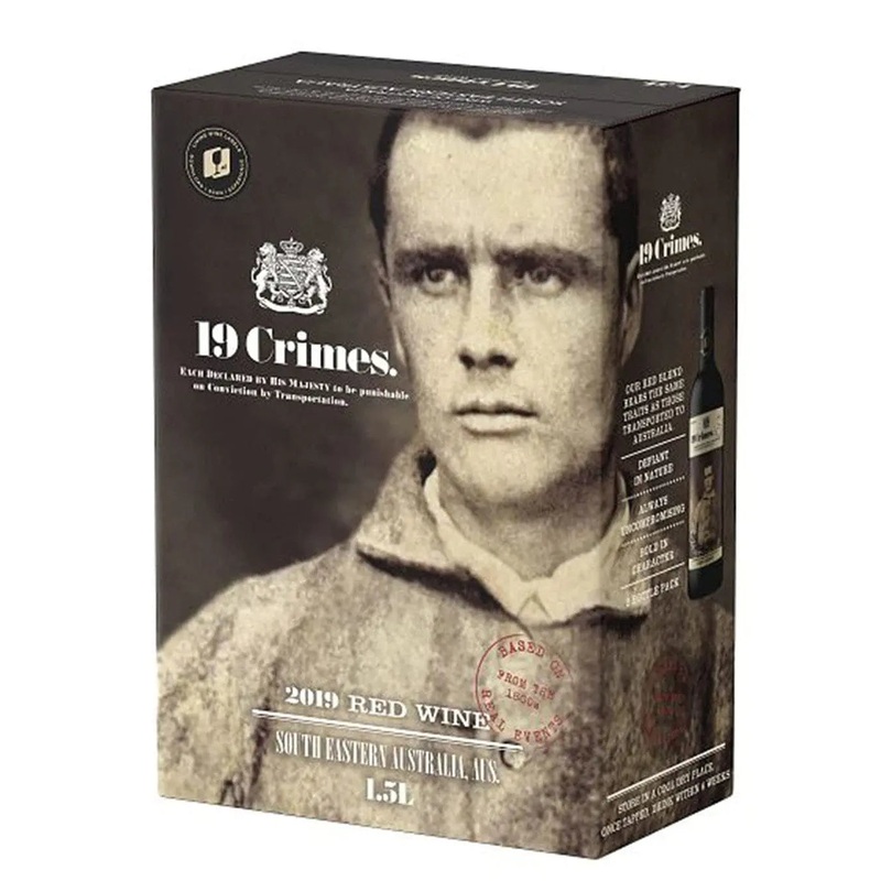 19 Crimes Red Wine Box, 1.5 L