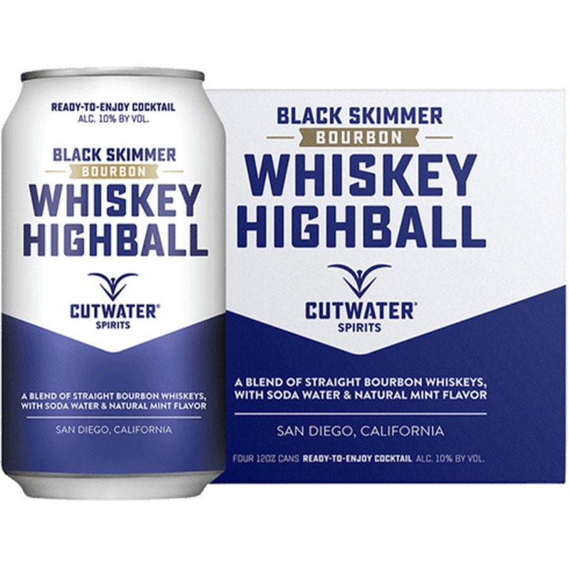 Cutwater Black Skimmer Whiskey Highball Canned Cocktail