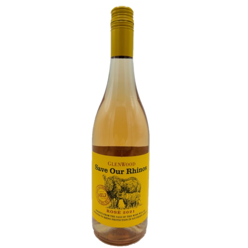 Glenwood Save Our Rhinos Rose 2021 750ml 13.5% – South Africa