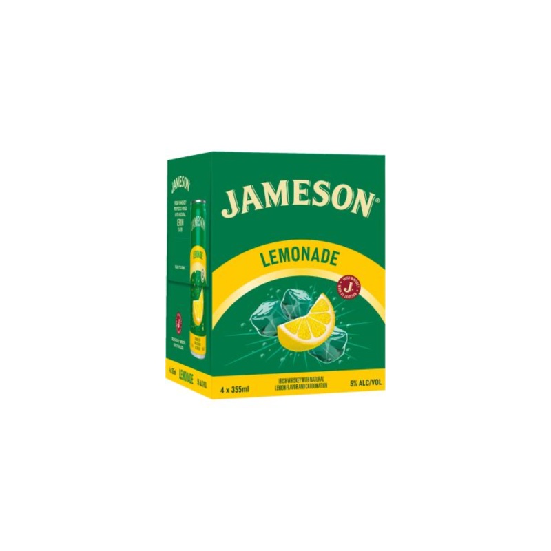 Jameson Lemonade Cocktail 4 PACK 12 OZ CANS