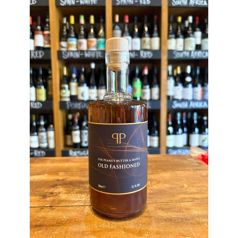 Plotting Parlour – Peanut Butter & Maple Old Fashioned 50cl – Ready to Drink Cocktail B2B