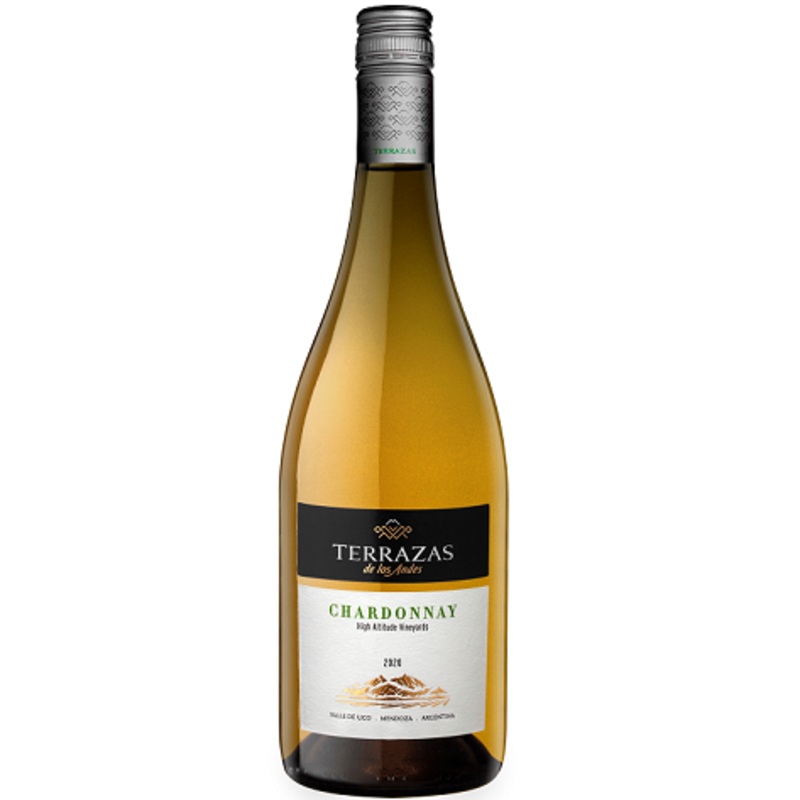 Terrazas de los Andes Chardonnay 2020 + Free Whispering Angel Bottle* 12 Bottle Case 12x75cl