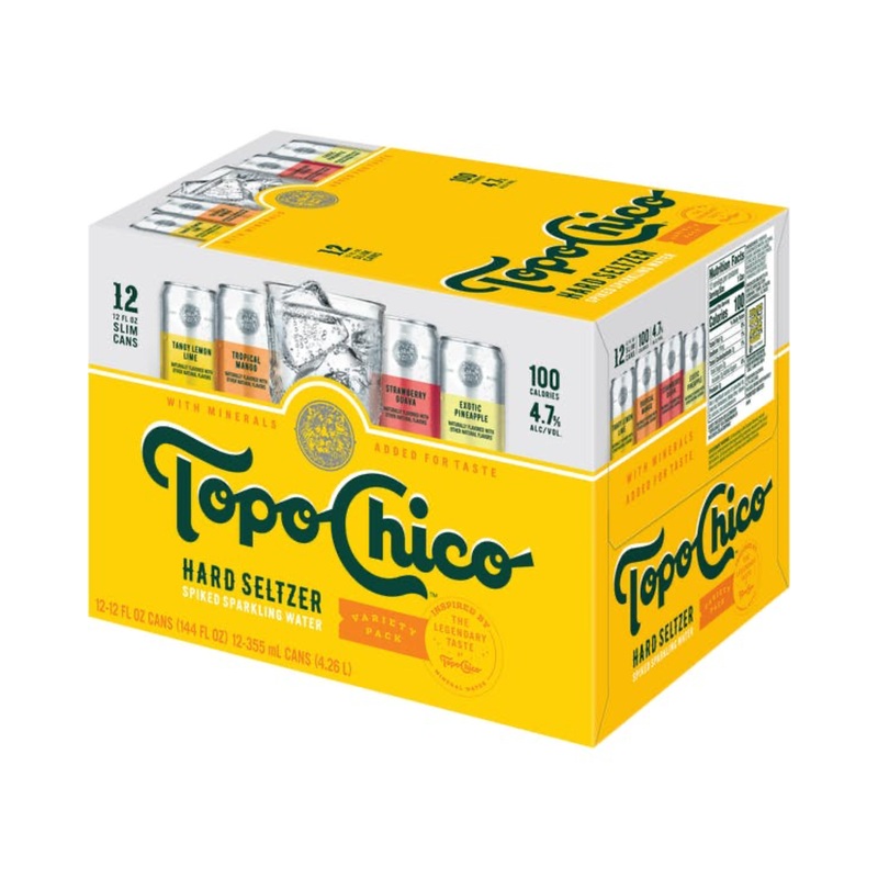 Topo Chico Hard Seltzer Variety Pack 12 PACK 12 OZ CANS