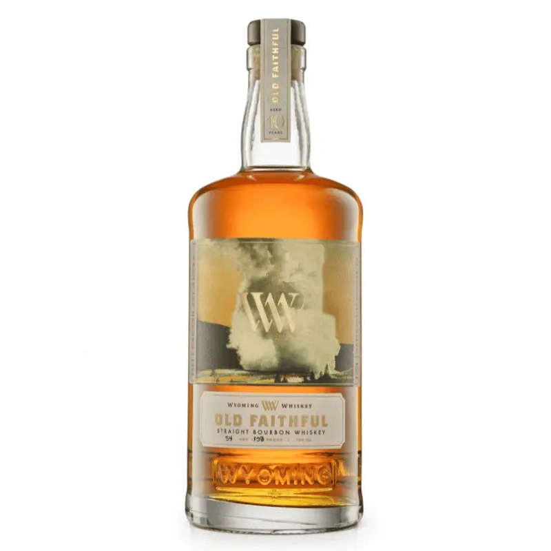 Wyoming Whiskey Old Faithful 10 Year Old Bourbon Whiskey 750mL