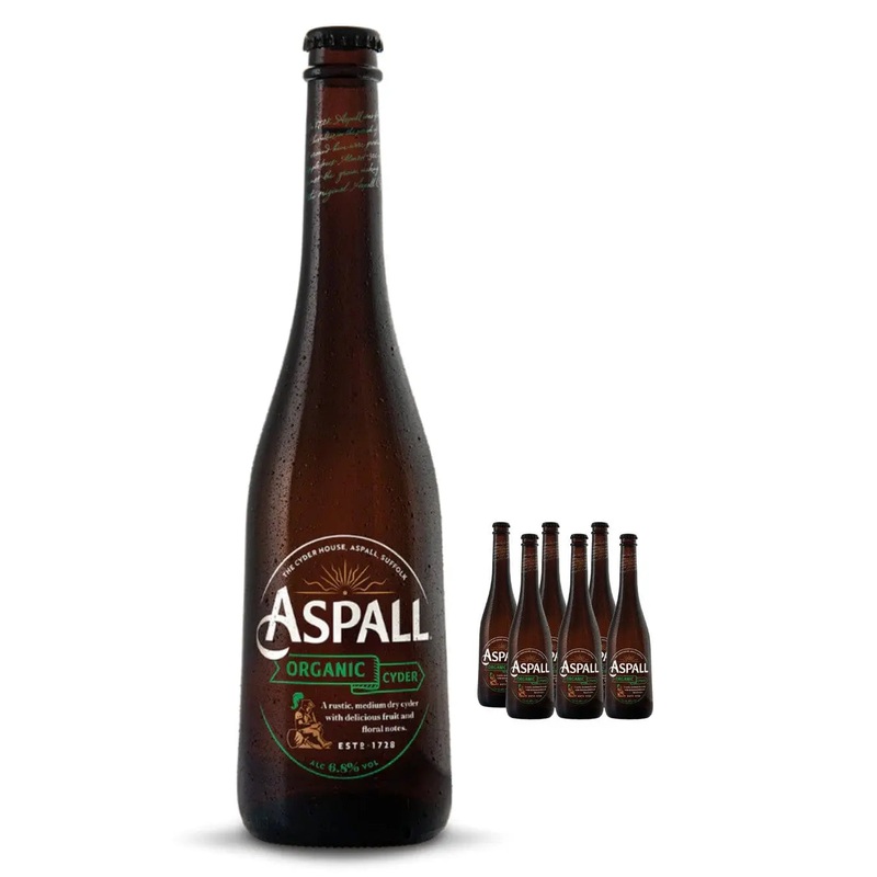 Aspall Organic Cyder Multipack, 6 x 500 ml