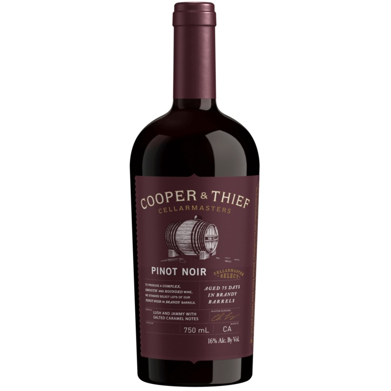 Cooper&Thief Brandy Barrel Aged Pinot Noir – 750ML