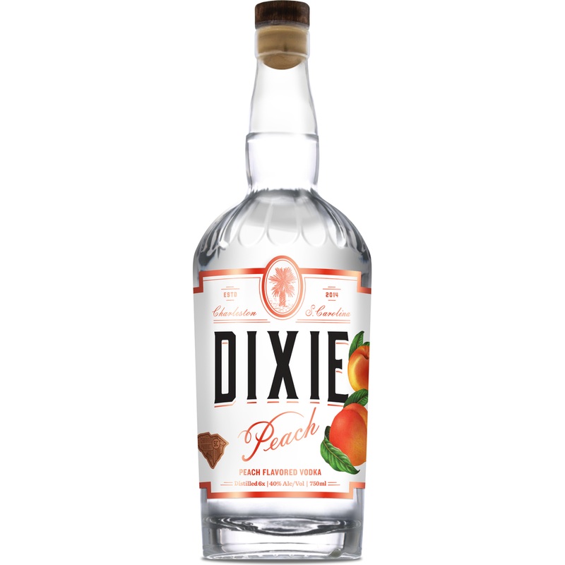 Dixie Peach Vodka 750 ML