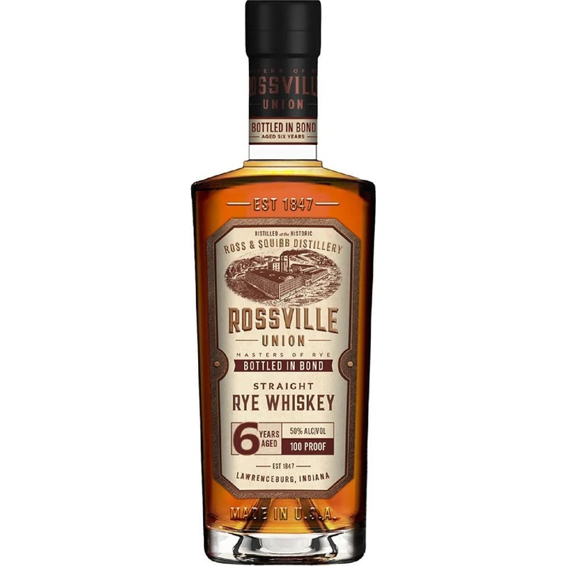 Rossville Union Bottle in Bond Rye 6 Year Whiskey 700 ML