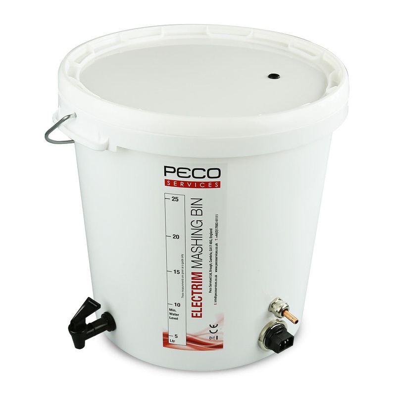 Digital 32L Fermentation Bucket – 2.4kw element & Digital Display Thermostat