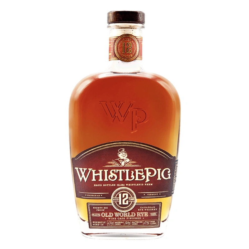 WhistlePig 12 Year Old World Rye Whiskey 375mL