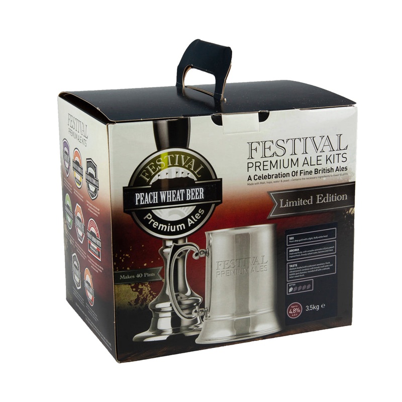 Festival 40 Pint Beer Kit – Peach Wheat Beer