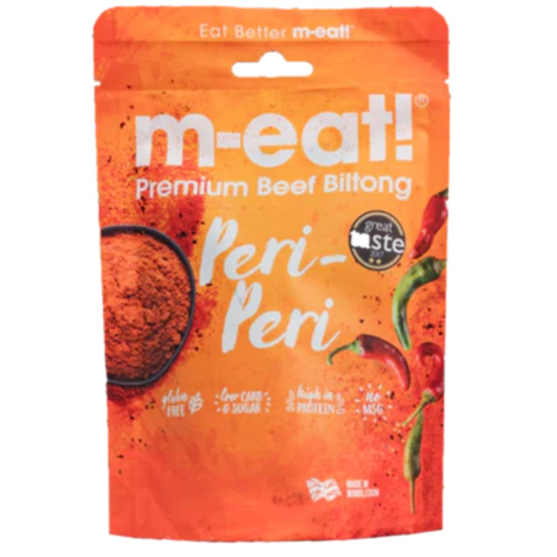 m-eat! Beef Biltong Peri Peri 75g