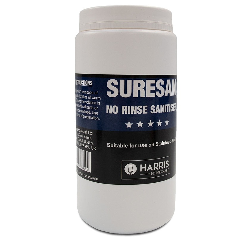 Harris 1kg SureSan No Rinse Sanitiser