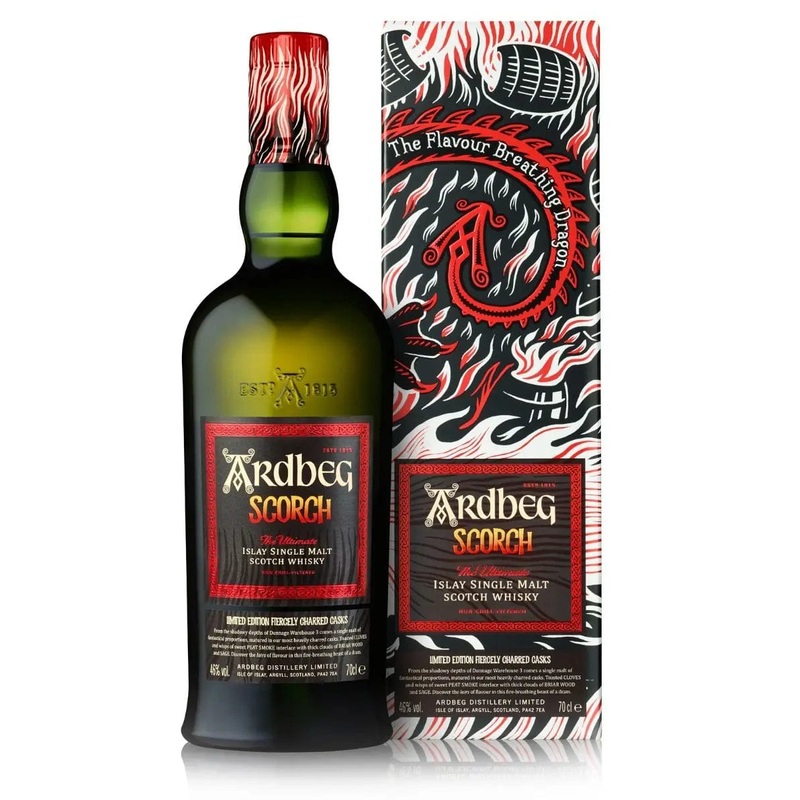 Ardbeg Scorch Limited Edition Single Malt Scotch Whisky Gift Box 70cl