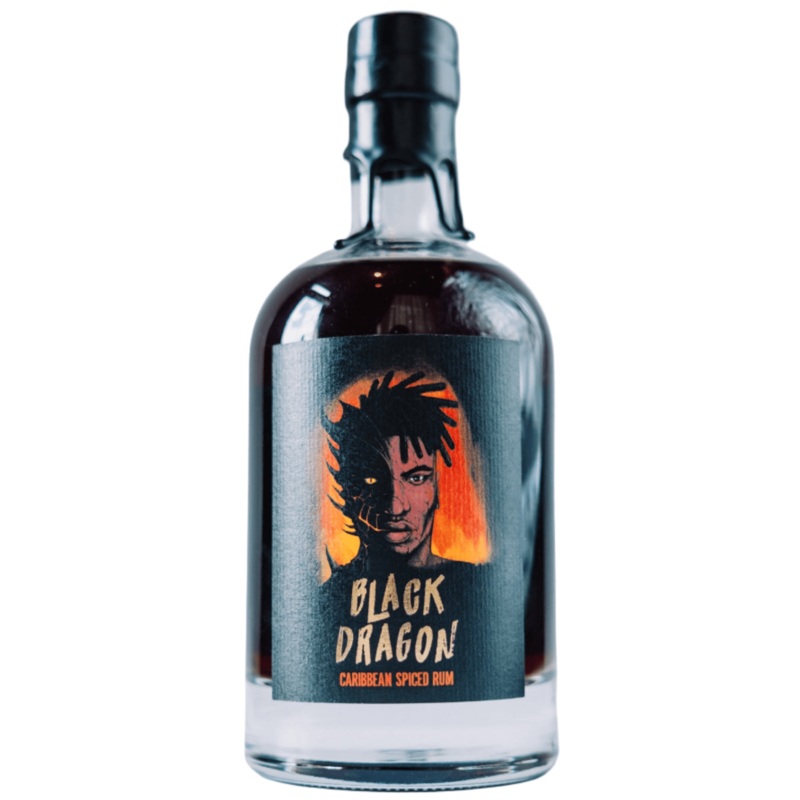 Black Dragon Caribbean Spiced Rum 70cl