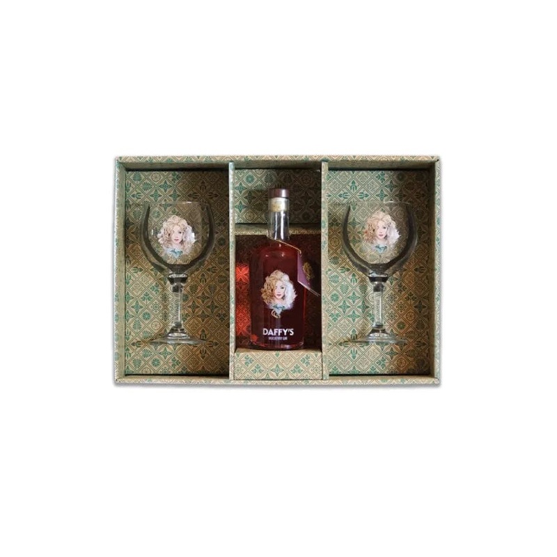 Daffy’s Mulberry Gin 50cl Gift Box With 2 Goblets