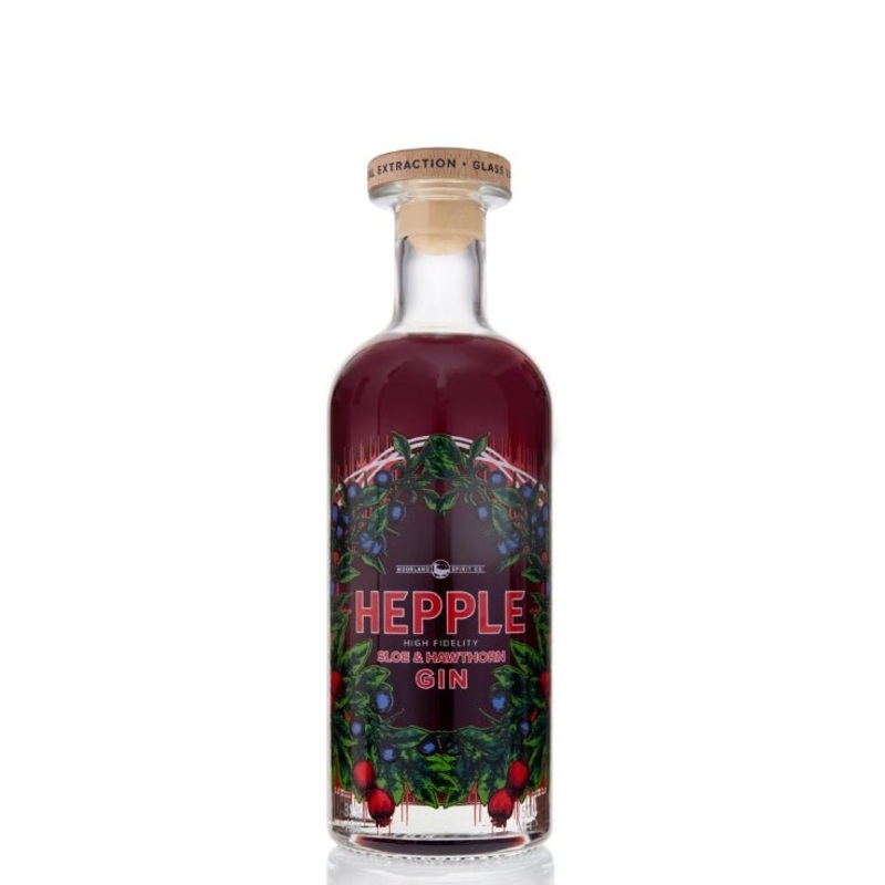 Hepple Sloe & Hawthorn Gin 50cl