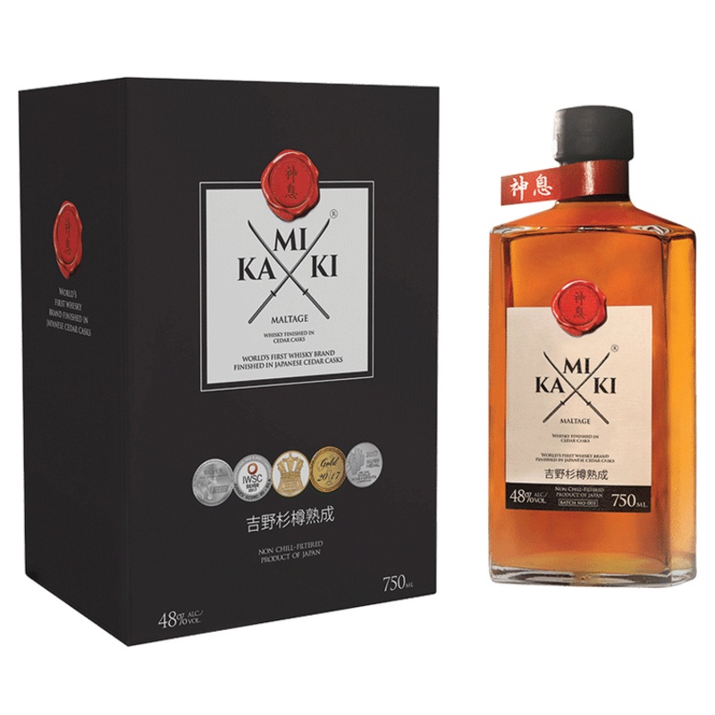 Kamiki Whiskey Maltage Cedar Cask Finish 96 750 ML