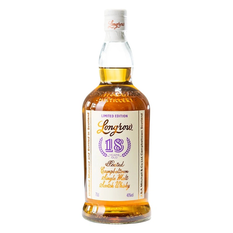 Longrow 18 Year Old Single Malt Scotch Whisky 700mL