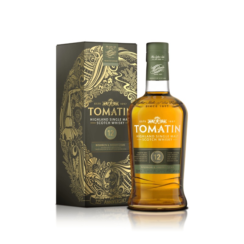 Tomatin 12 Year Old Single Malt Scotch Whisky 125th Anniversary Limited Edition 70cl
