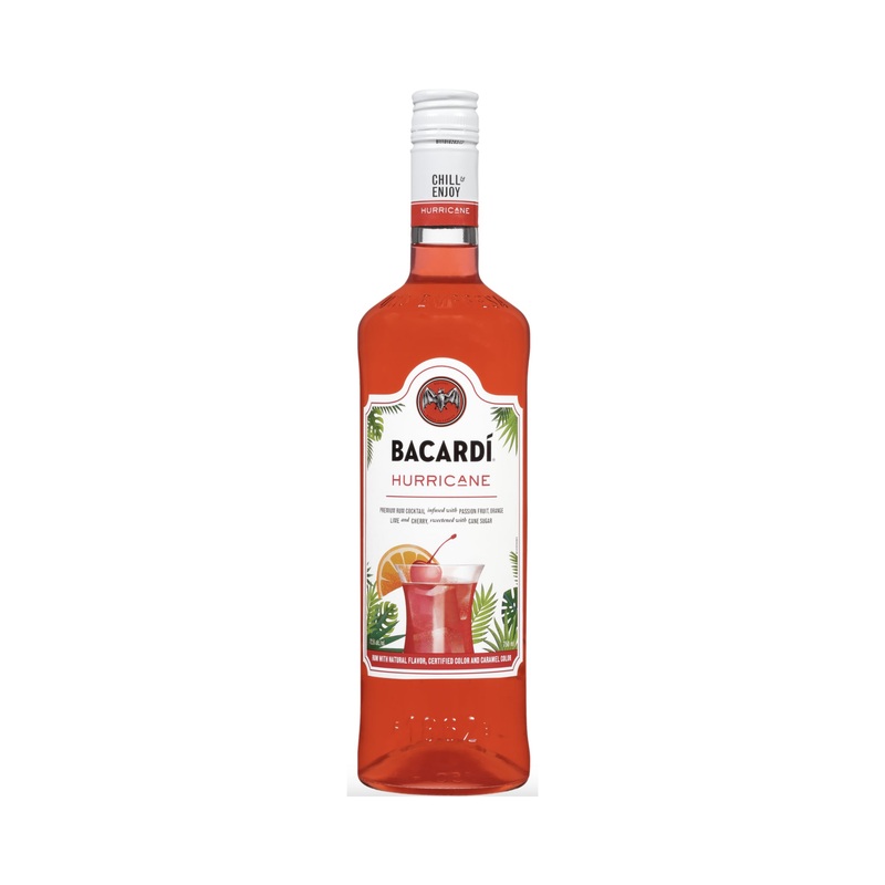 Bacardi Hurricane Cocktail 750 ML
