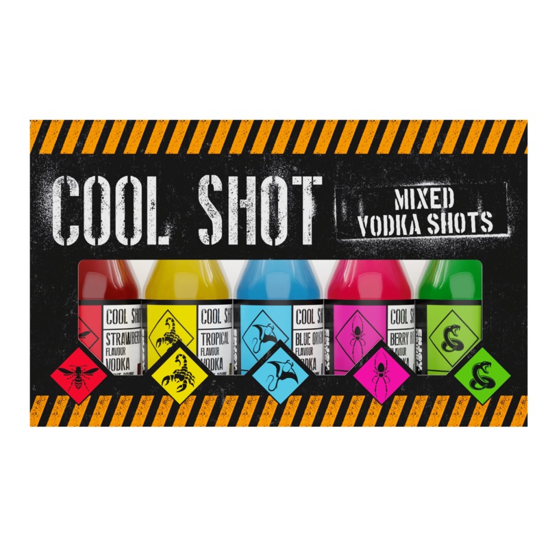 Cool Shots Mixed Vodka Shots 5x2cl