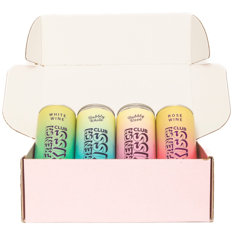 The French Kiss Club Wine Gift Pack 4x250ml