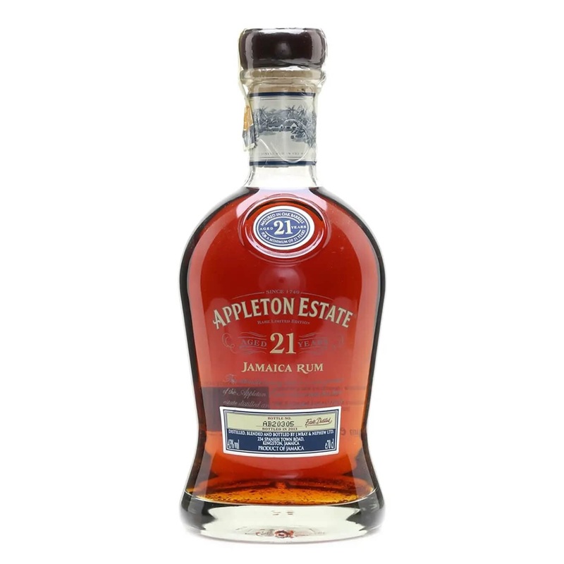 Appleton Estate 21 Year Old Rum, 70 cl