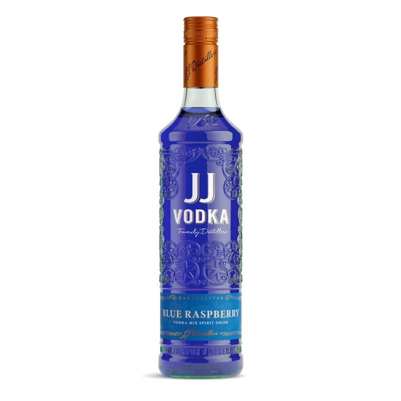 J.J. Whitley Artisinal Blue Raspberry Vodka, 70 cl