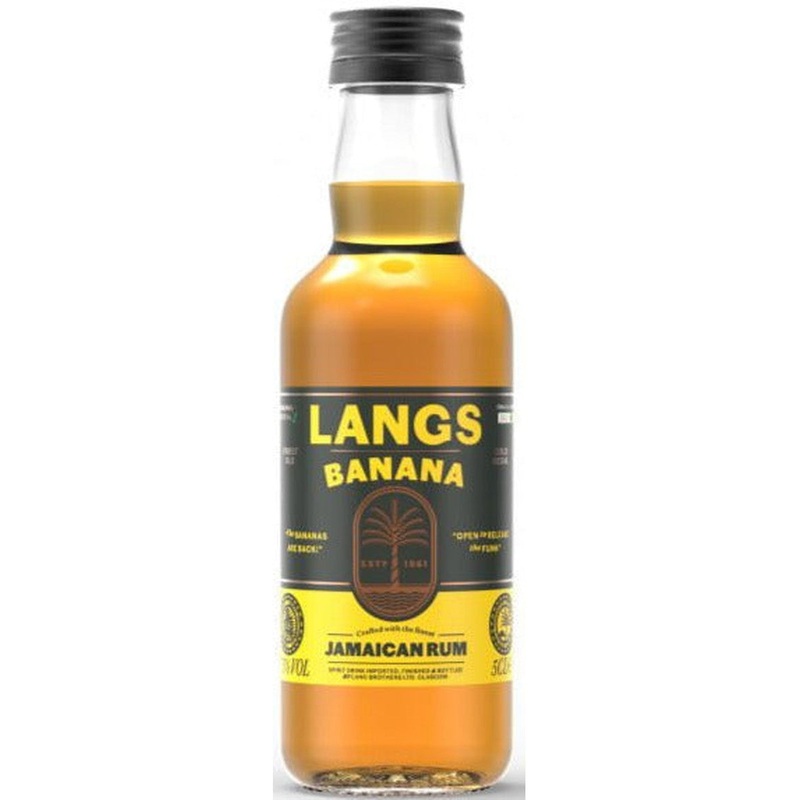 Langs Banana Jamaican Rum 5cl 1 Bottle