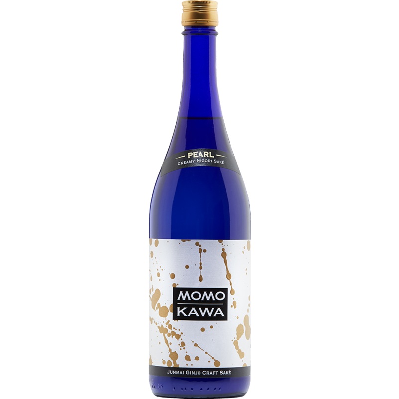 Momokawa Pearl Nigori Genshu Sake 750ml