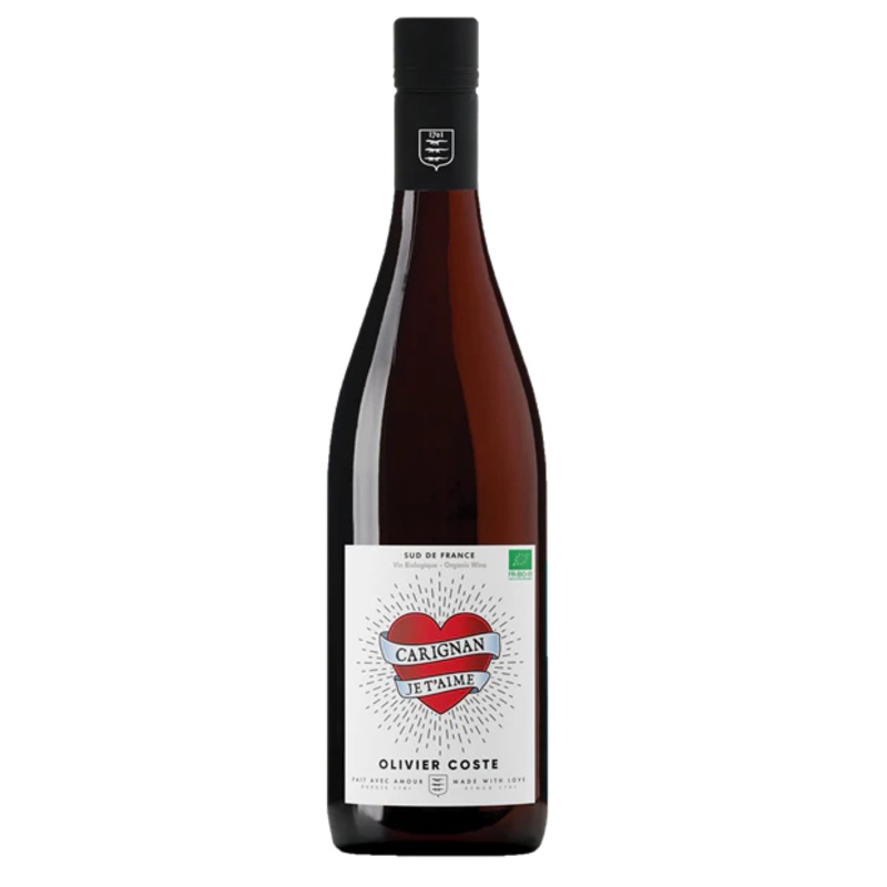 Olivier Coste, Carignan Noir, ‘Je t’aime’, IGP Pays d’Oc 2024 (Case)