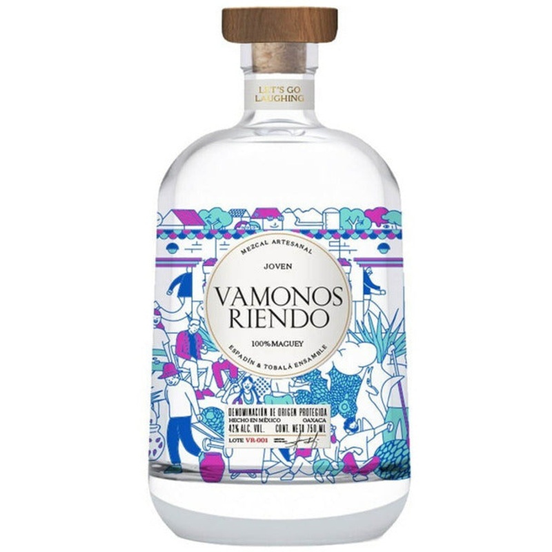 Vamonos Riendo Mezcal Ensamble Espadn & Tobal Joven Mezcal Artesanal 100% Maguey