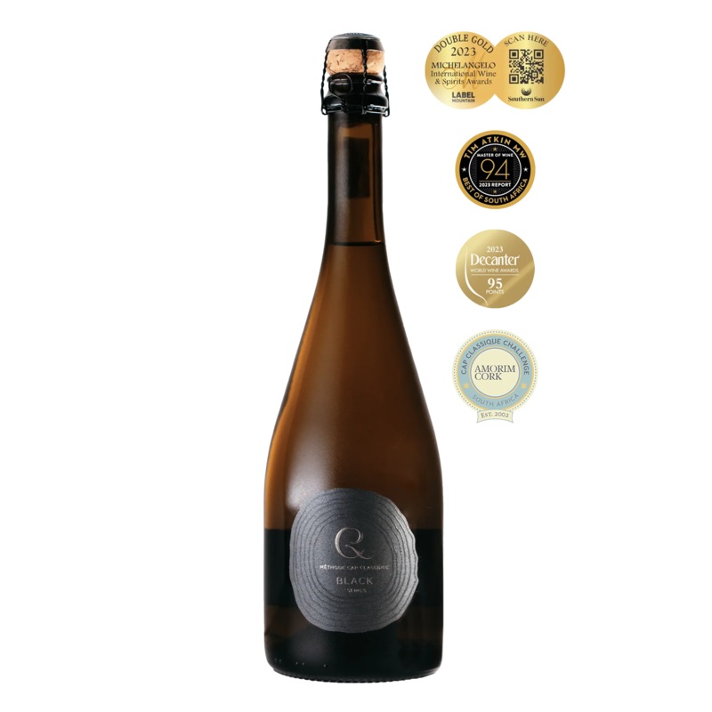 Quoin Rock Black Series MCC 2017 750ml 12% – South Africa Platter 4.5* DWWA 95/100 Tim Atkin 94/100 Michelangelo Double Gold