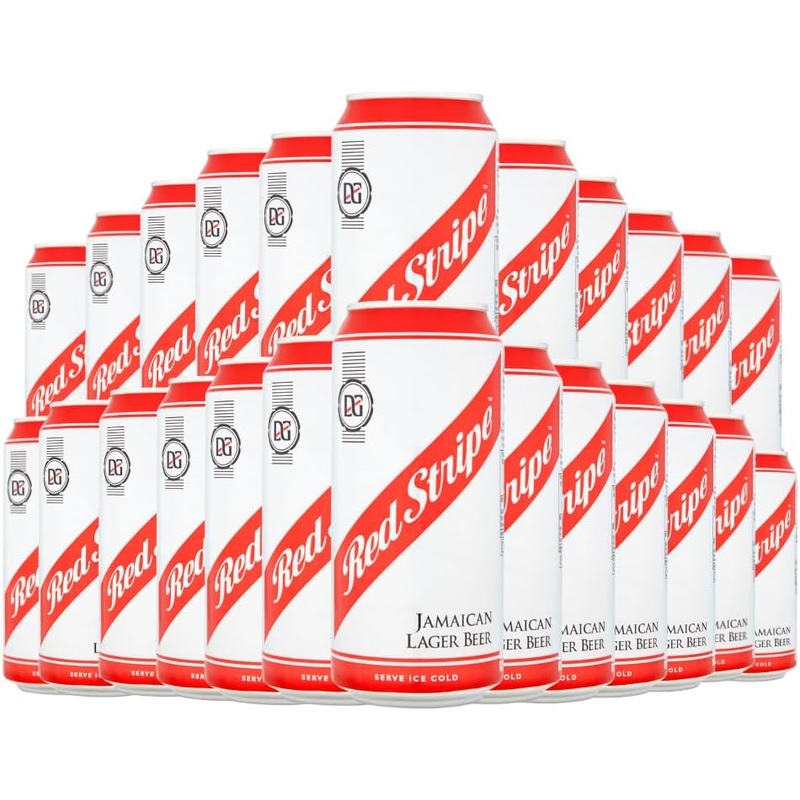 Red Stripe Jamaican Lager Beer Pint Cans 24x568ml