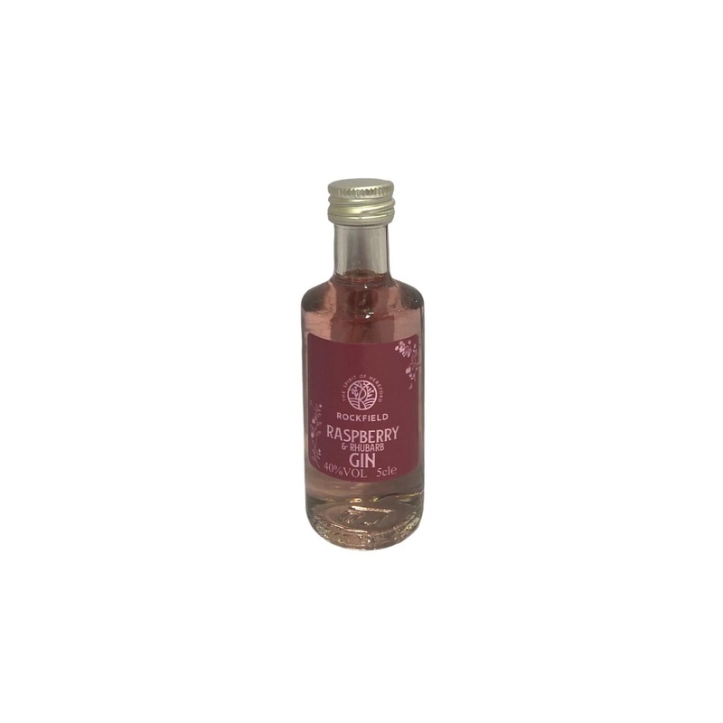 Rockfield Raspberry & Rhubarb Gin Miniature 5cl