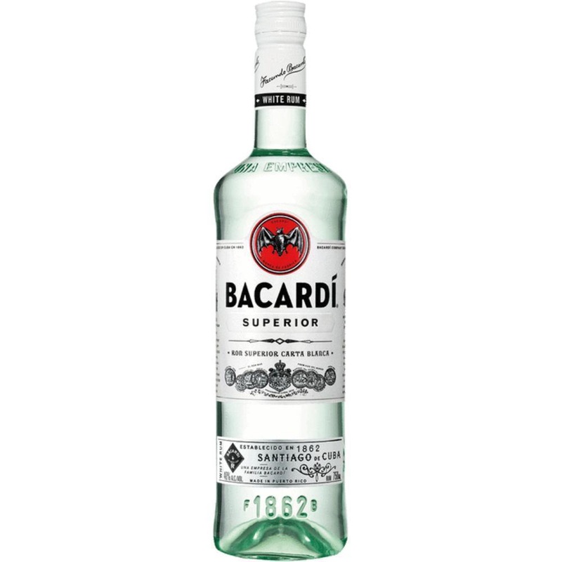 Bacardi Superior White Rum 750mL