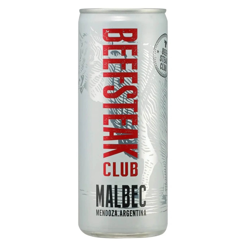 Beefsteak Club Malbec Can, 250 ml