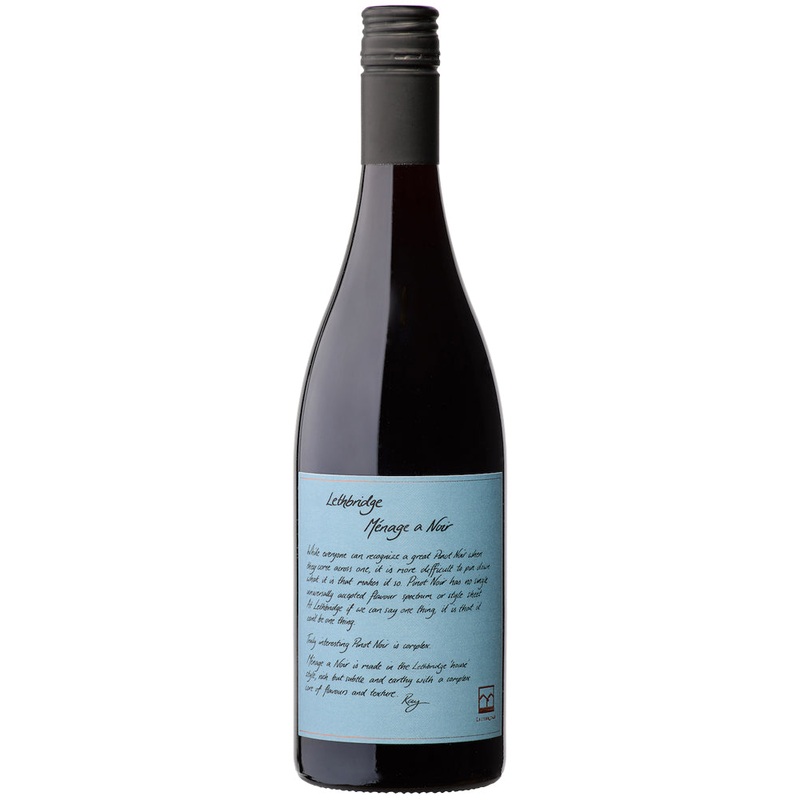 Lethbridge Mnage a Noir 2022 Single Bottle