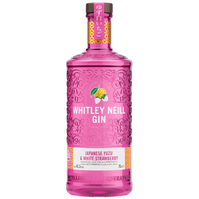 Whitley Neill Japanese Yuzu & White Strawberry Gin 70cl