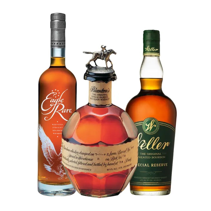 Eagle Rare | Blanton’s Single Barrel | Weller Special Reserve Bourbon Bundle